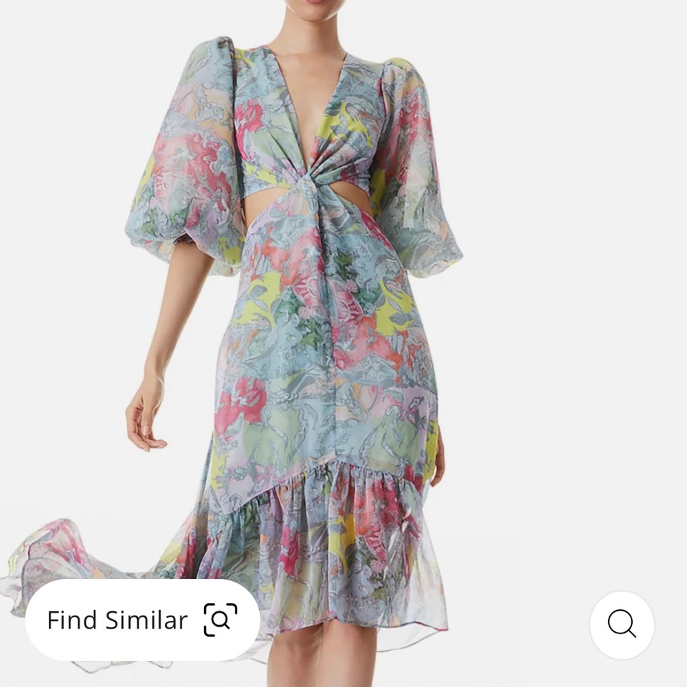 Alice + Olivia Katia Twist dress size 6